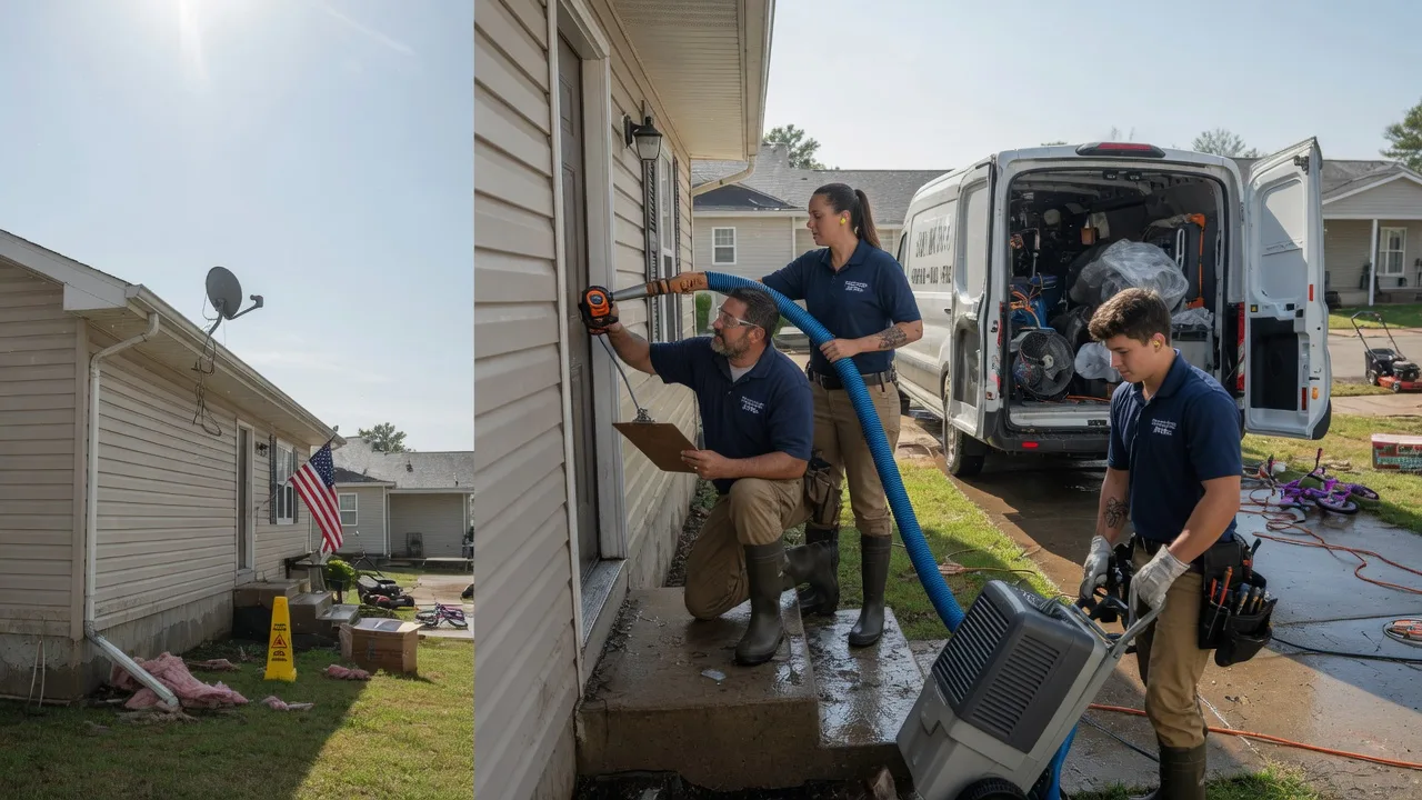 Ceiling Water Damage Restoration in Lewis Center, OH near me